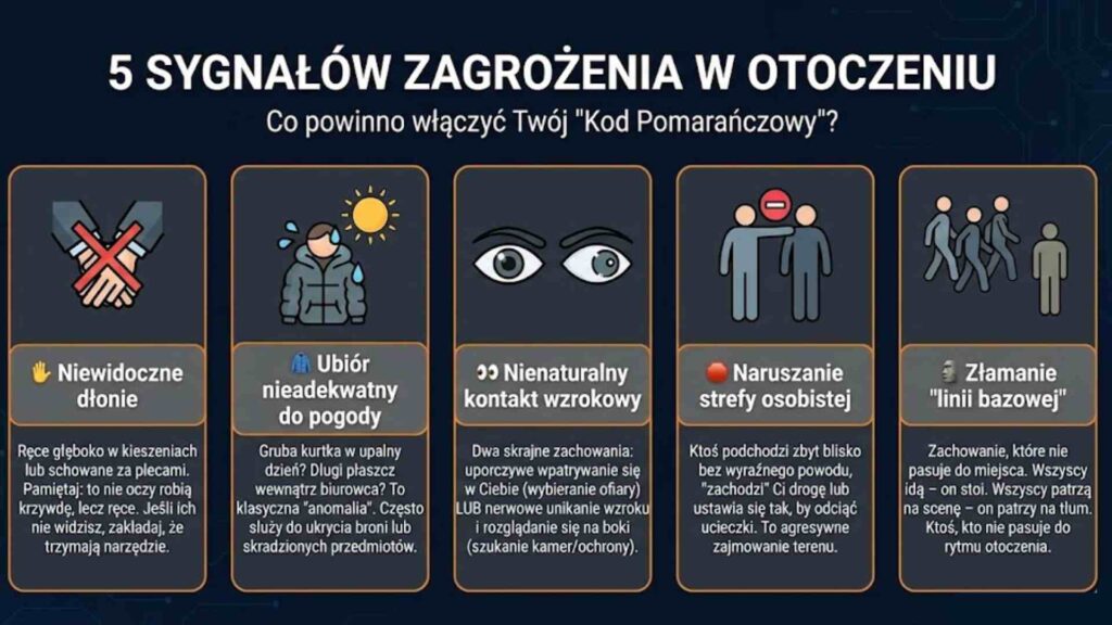 Jak rozpoznawać zagrożenia zanim się pojawią - infografika volf defence