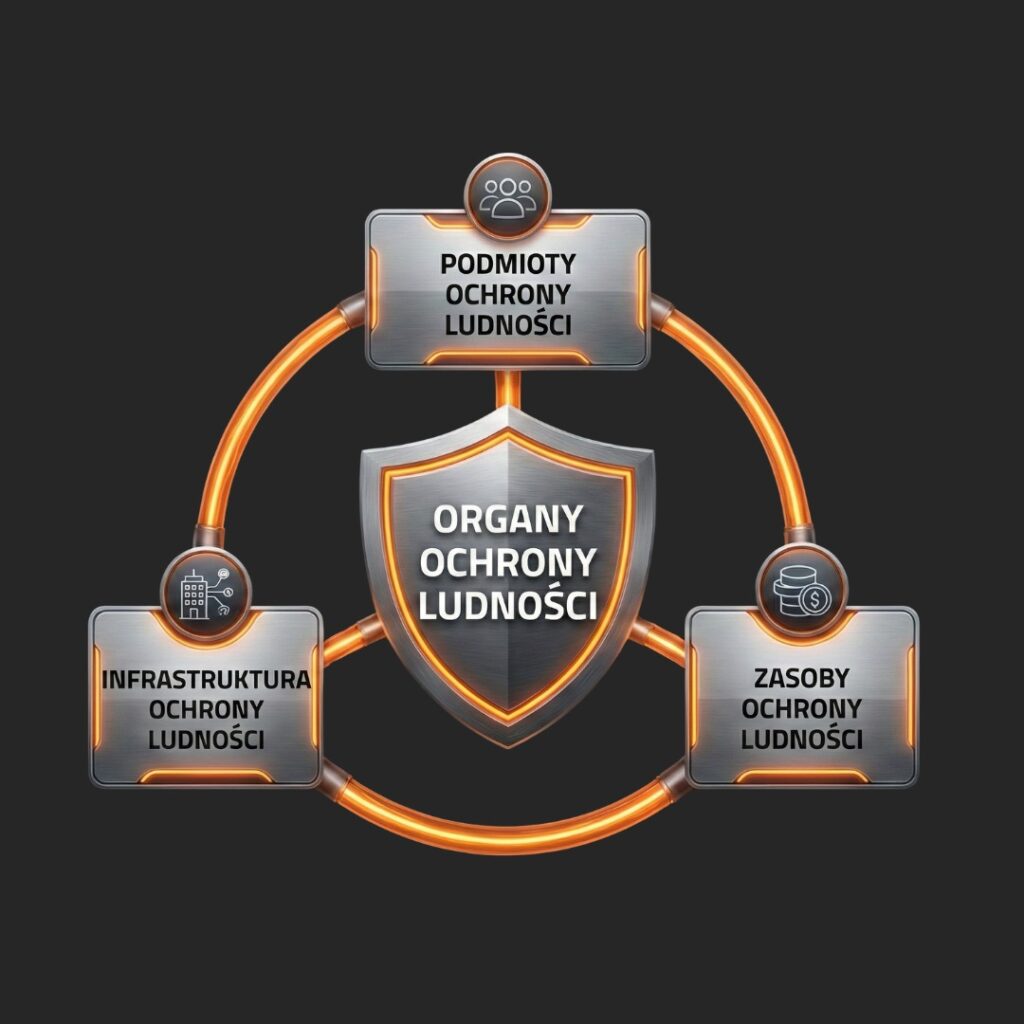 podział odpowiedzialności w ochronie ludnosci i obronie cywilnej